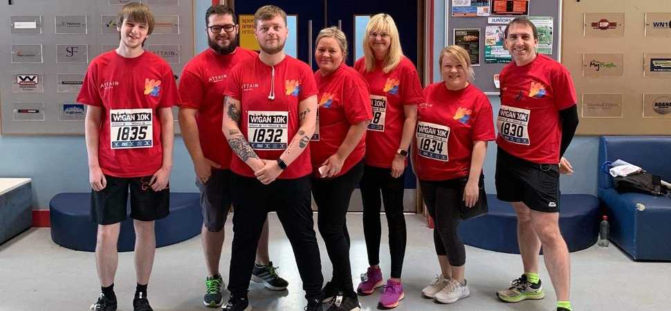 ATTAIN staff go the extra mile for Wigan Youth Zone