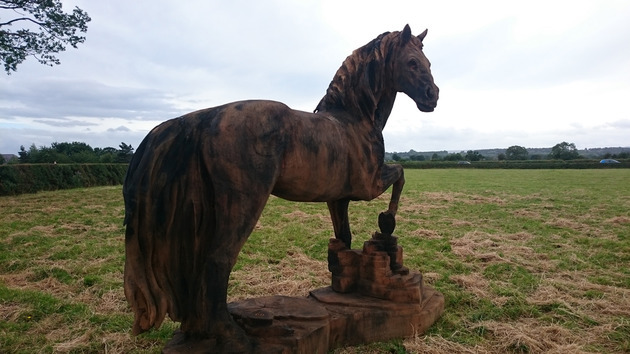 Sculpture of rescued Anglesey horse Dexter to go on display in Nottinghamshire