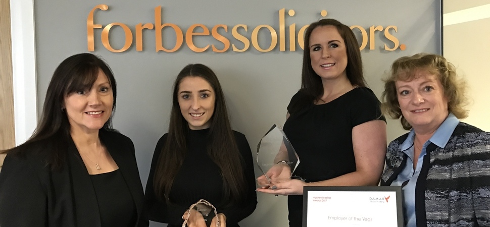Forbes Wins Two in Damar Apprenticeship Awards