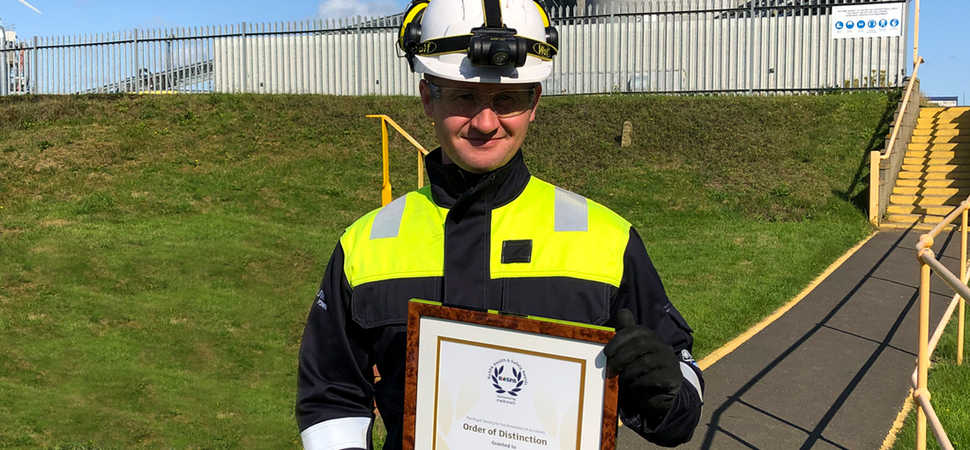 Lynemouth Power Receive Prestigious Health And Safety Award