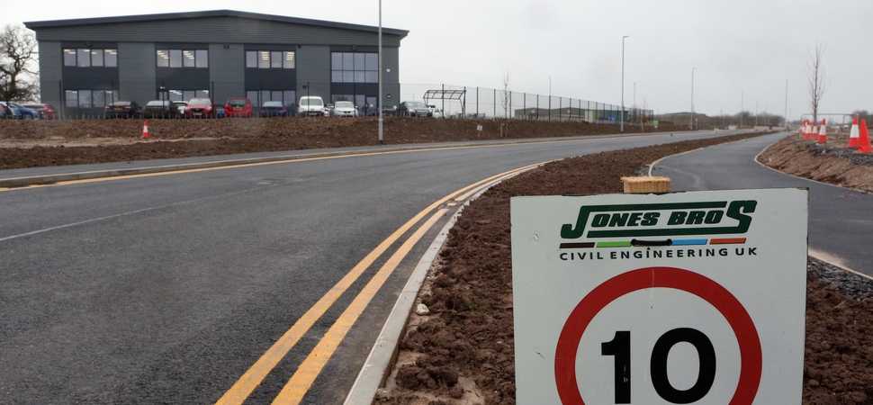 Jones Bros completes latest work on Cheshire Green Industrial Park project