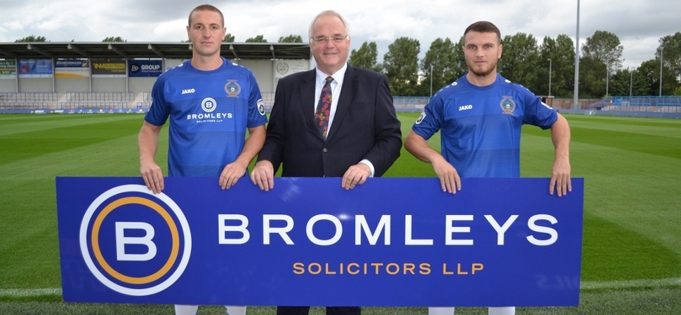 Bromleys Solicitors named as shirt sponsor for Curzon Ashton FC