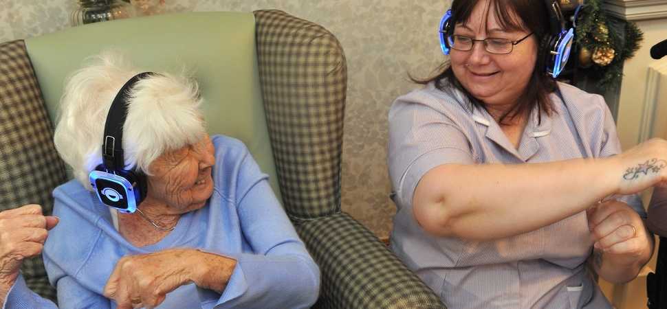 Ware care home blames it on the boogie at silent disco