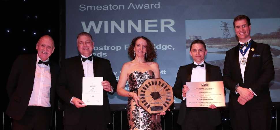 Leeds footbridge wins prestigious civil engineering award